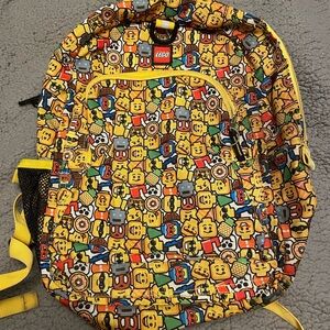 LEGO Kids Backpack Minifigure Emoji Design Multicolor
